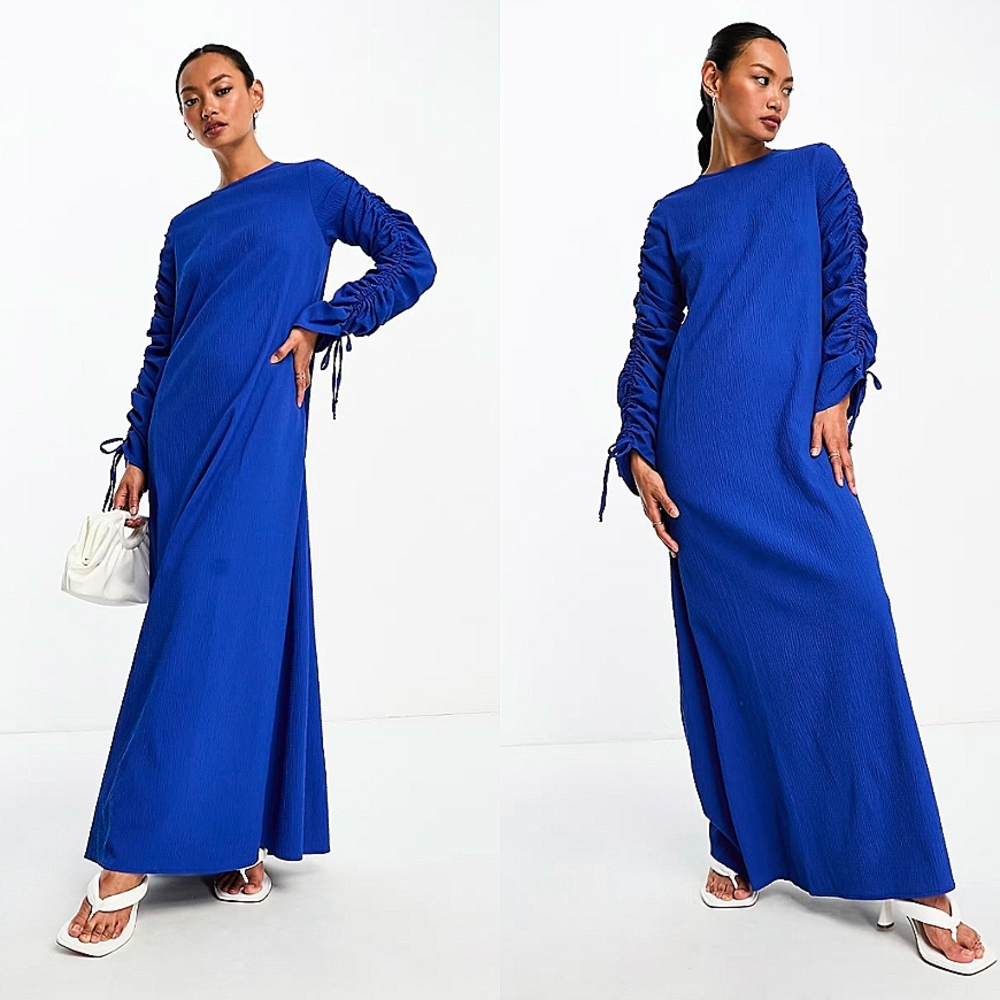 ASOS Royal Blue Long Sleeve Dress